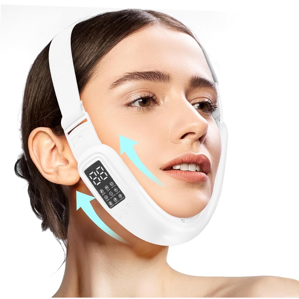 Electric Double Chin Device and V-Face Machine with 8 Modes and 15 Gear Adjust
